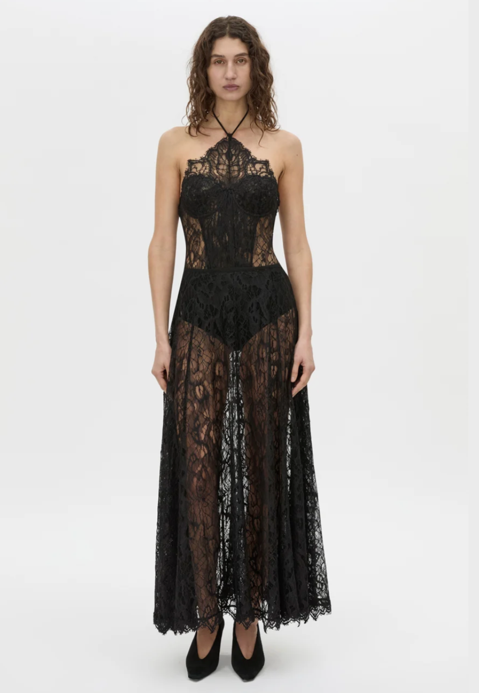 Camilla and Marc Elaris Lace Bodysuit Black