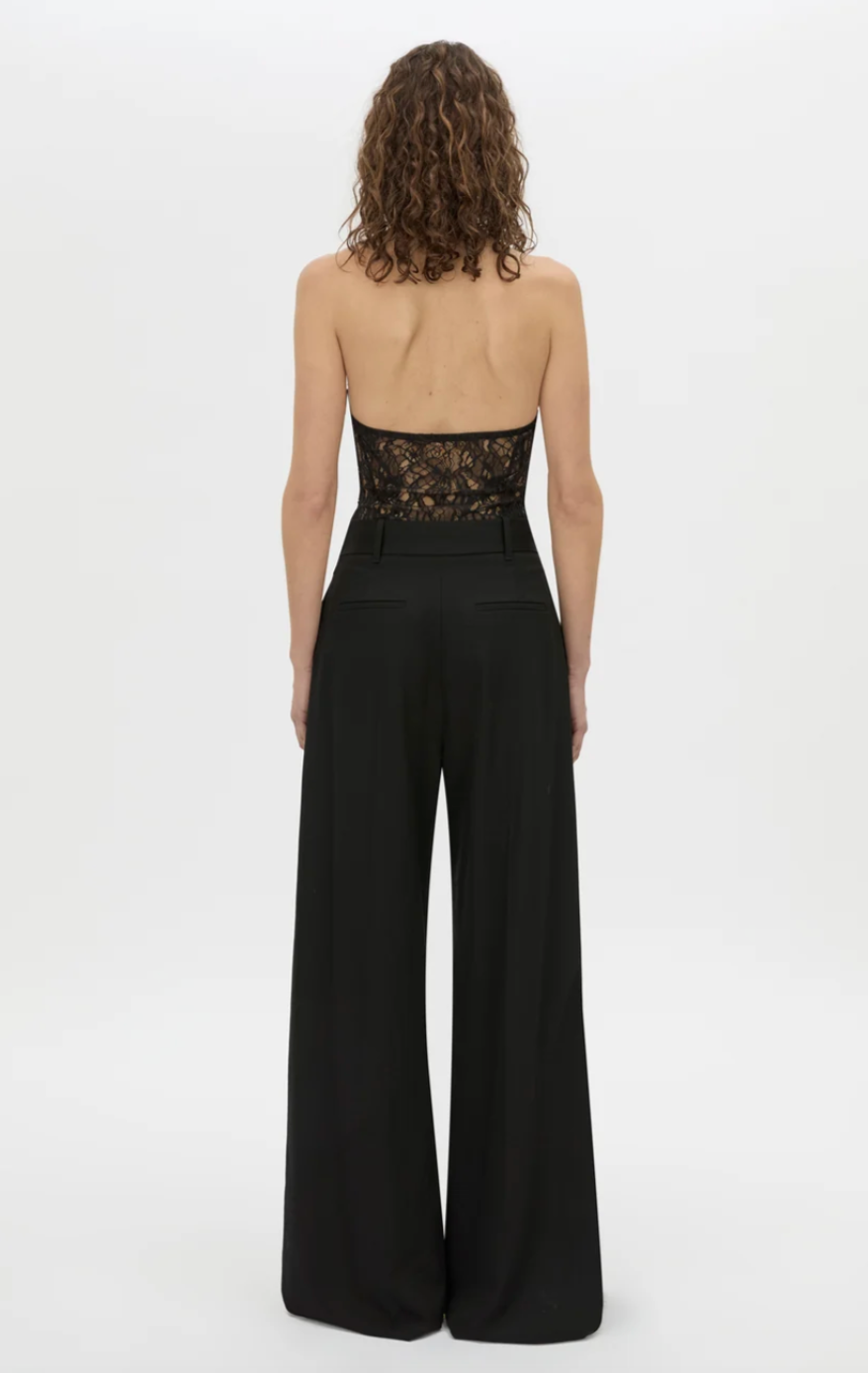 Camilla and Marc Elaris Lace Bodysuit Black