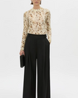 Camilla and Marc Teneva Printed Knit Sweater Spot Print