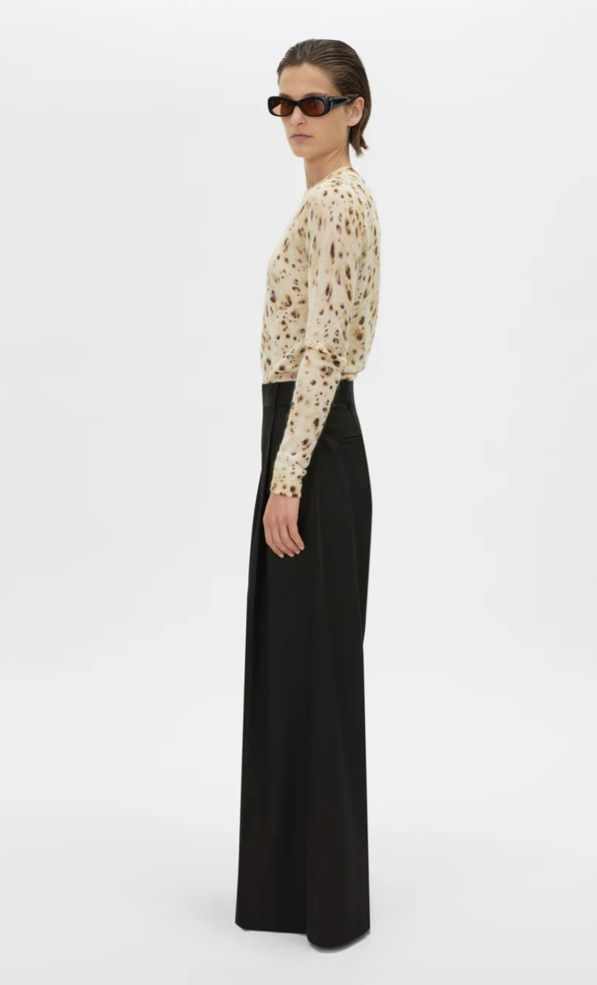 Camilla and Marc Teneva Printed Knit Sweater Spot Print