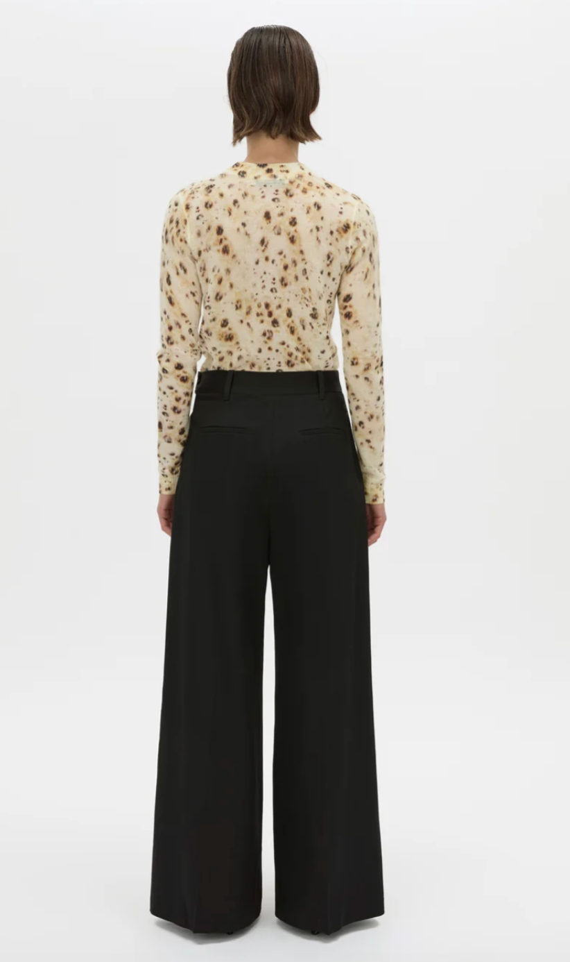 Camilla and Marc Teneva Printed Knit Sweater Spot Print