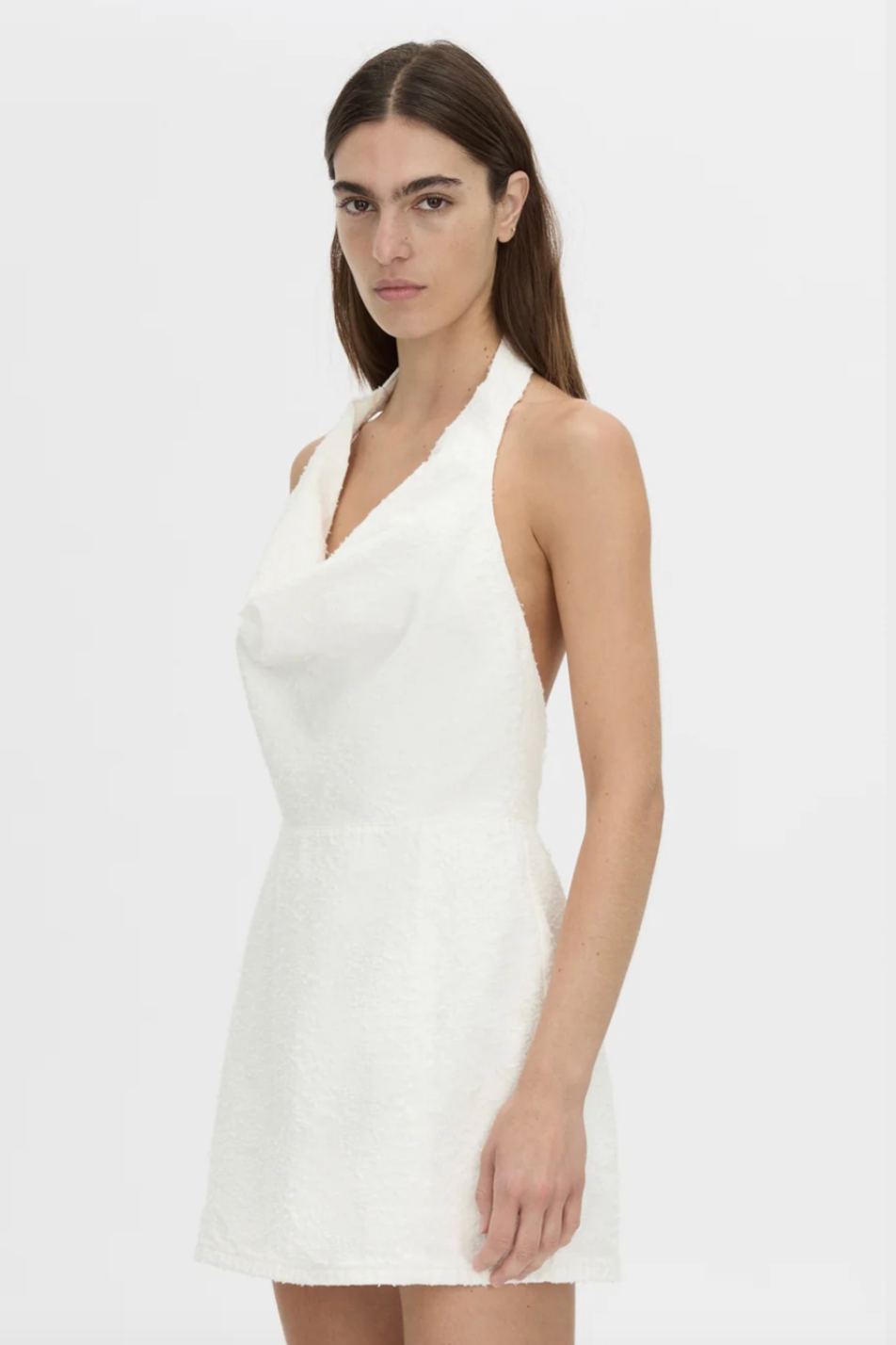 Camilla and Marc Aubrey Denim Mini Dress White Neps