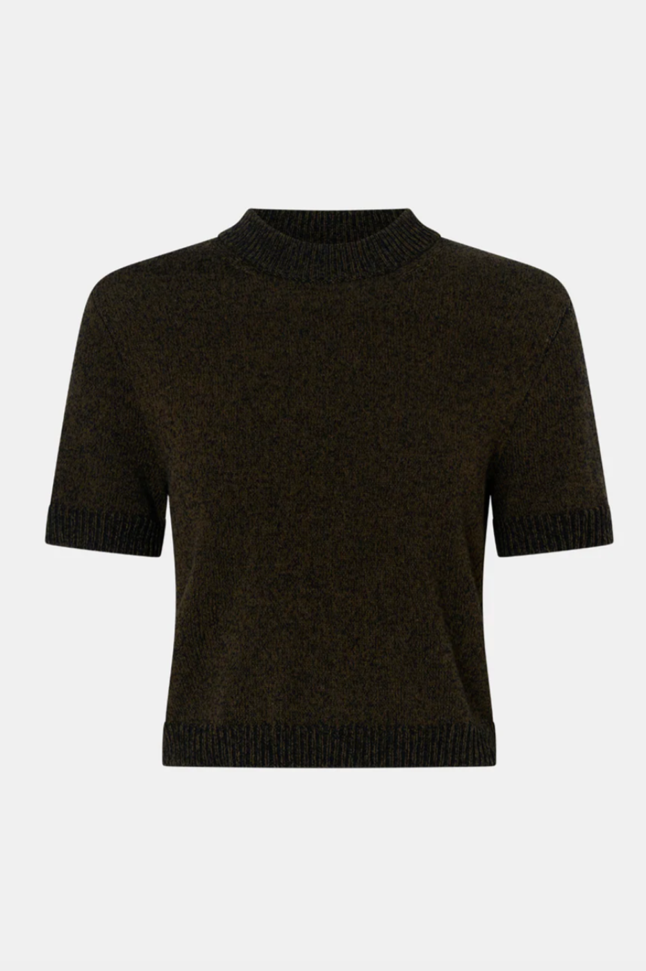 Camilla and Marc Soleo Textured Knit T Shirt Cocoa