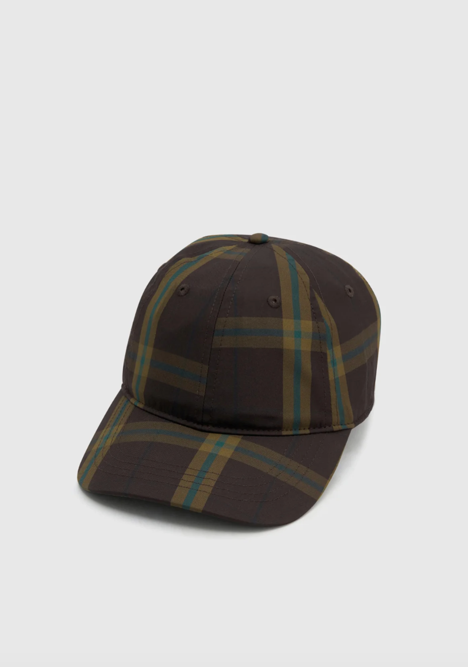 Camilla and Marc Winton Check Logo Cap Espresso Check