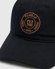 Camilla and Marc Westley Logo Cap Black Tan