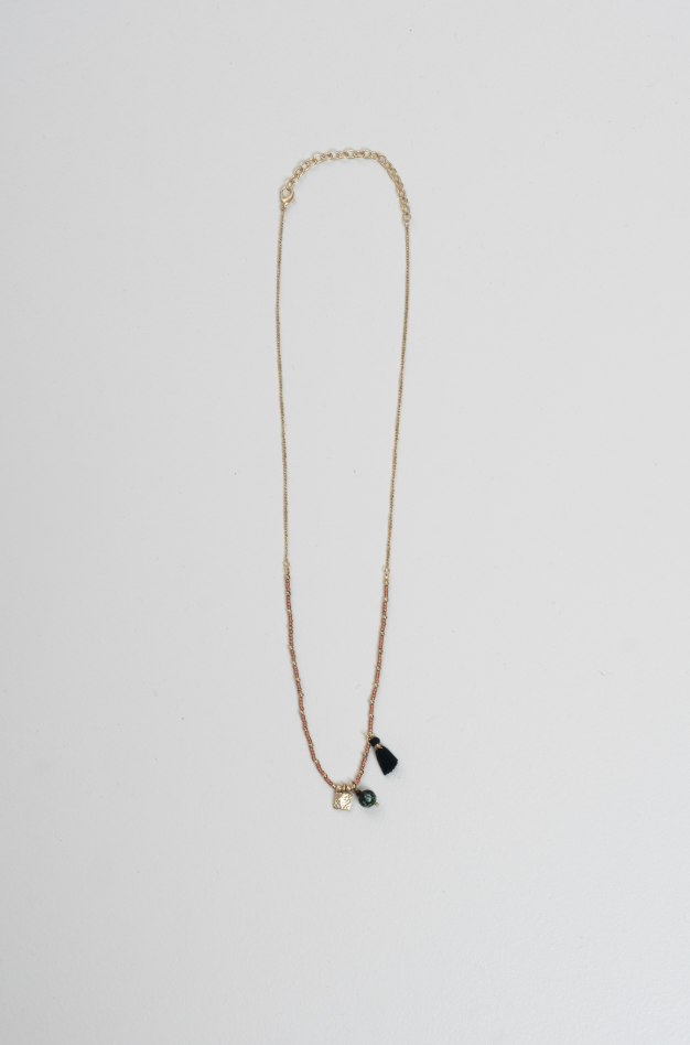 Indi and Cold Necklace Terracotta