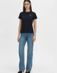 Camilla and Marc Birdie Fitted Print Tee Navy White