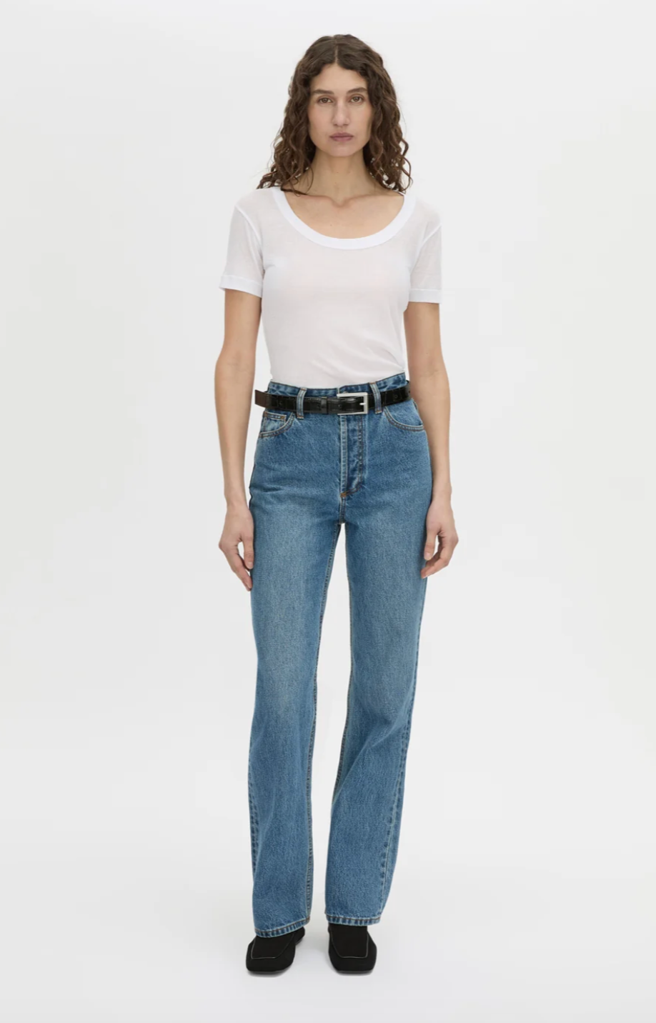 Camilla and Marc Siona Light Weight Fitted Tee Soft White