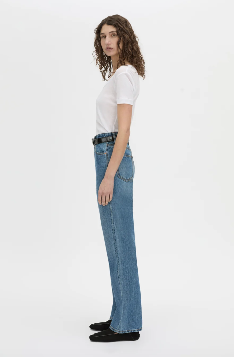 Camilla and Marc Siona Light Weight Fitted Tee Soft White