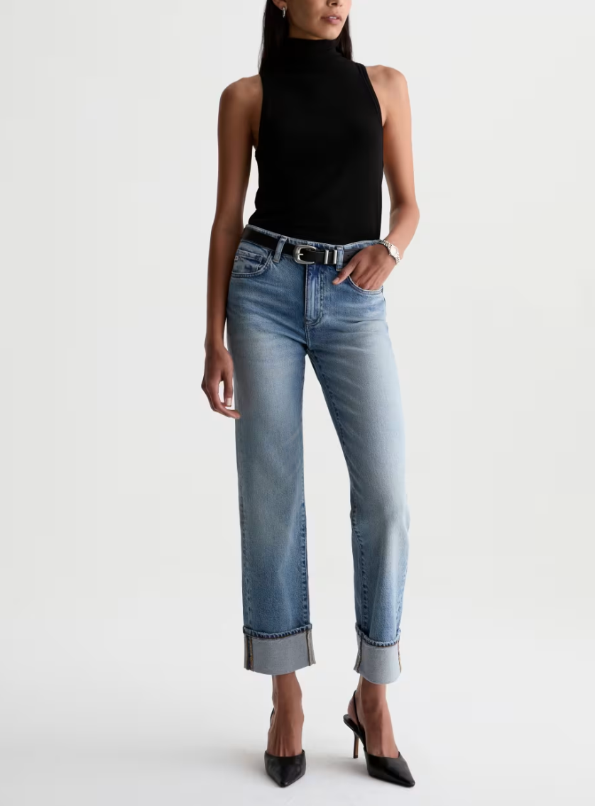 AG Brinley Mid Rise Straight 18 Years Vamp