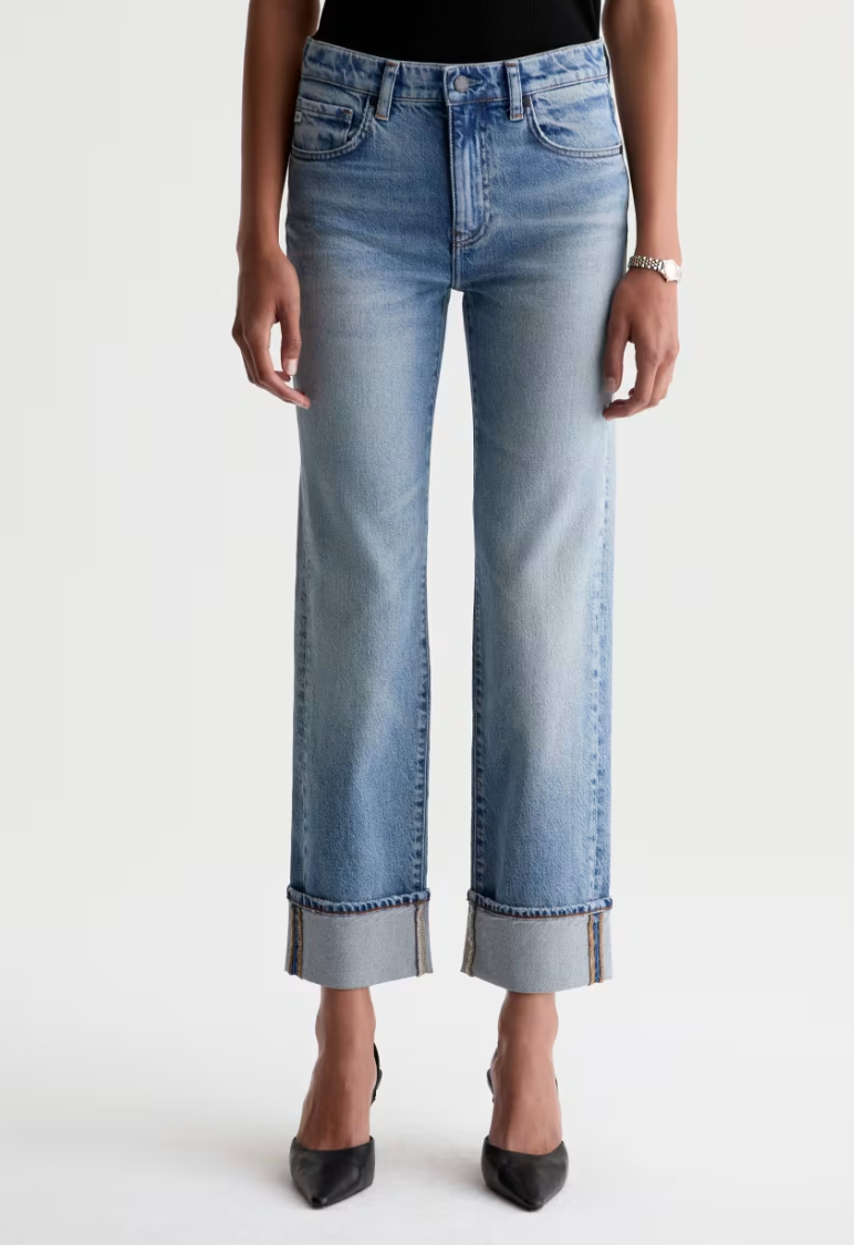 AG Brinley Mid Rise Straight 18 Years Vamp