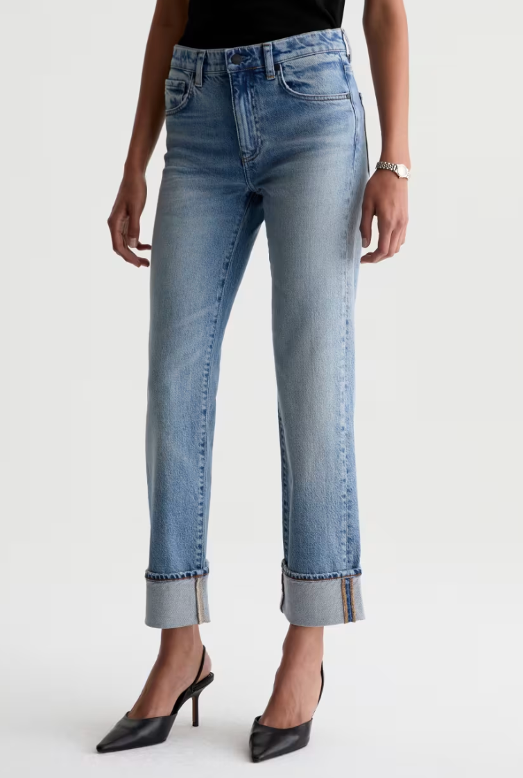 AG Brinley Mid Rise Straight 18 Years Vamp