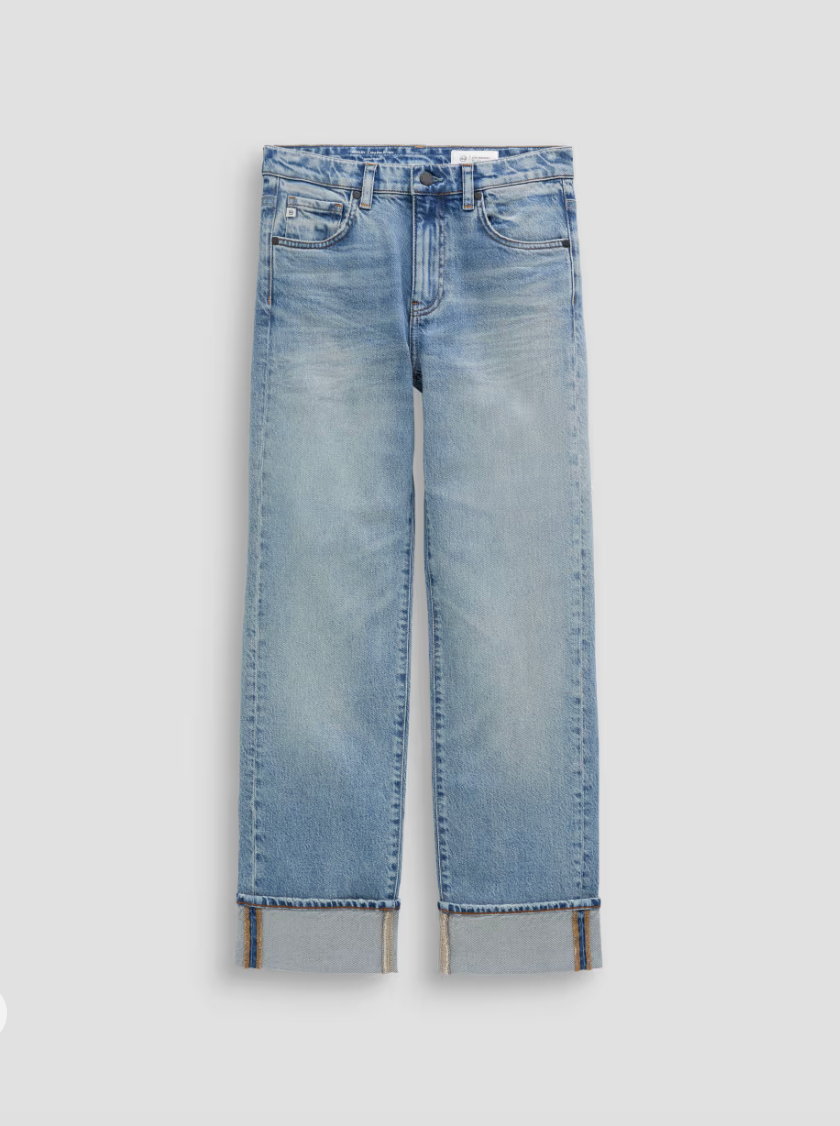 AG Brinley Mid Rise Straight 18 Years Vamp