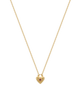 Murkani Love You Small Heart Necklace Gold
