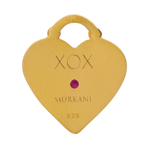 Murkani Love You Small Heart Necklace Gold