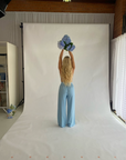 Zaziba Jaya Linen Pant Sky Blue