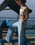 Zaziba Jaya Linen Pant Sky Blue