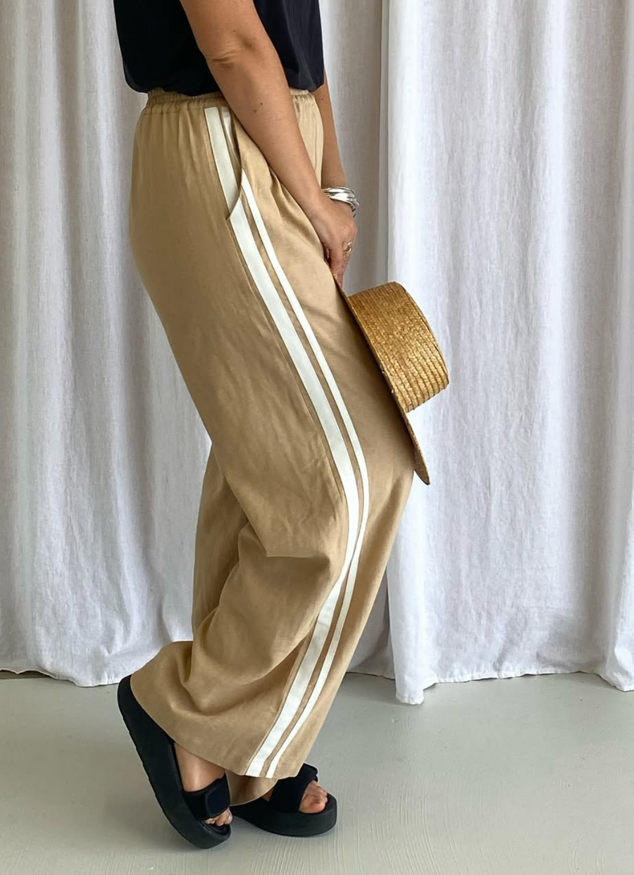 Zaziba Linen Pant Sand