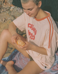 Ciao Ciao Vacation Lava Raglan Tee