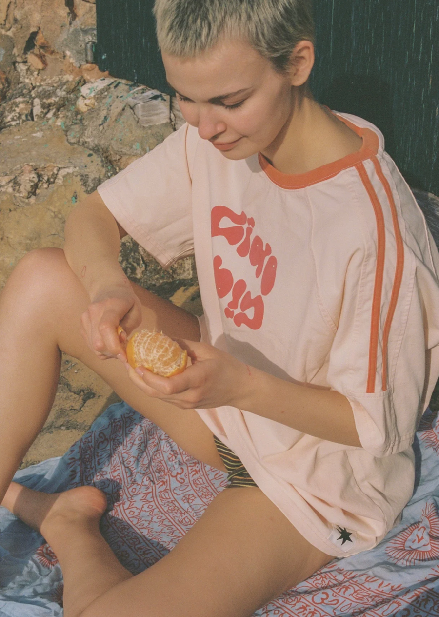 Ciao Ciao Vacation Lava Raglan Tee