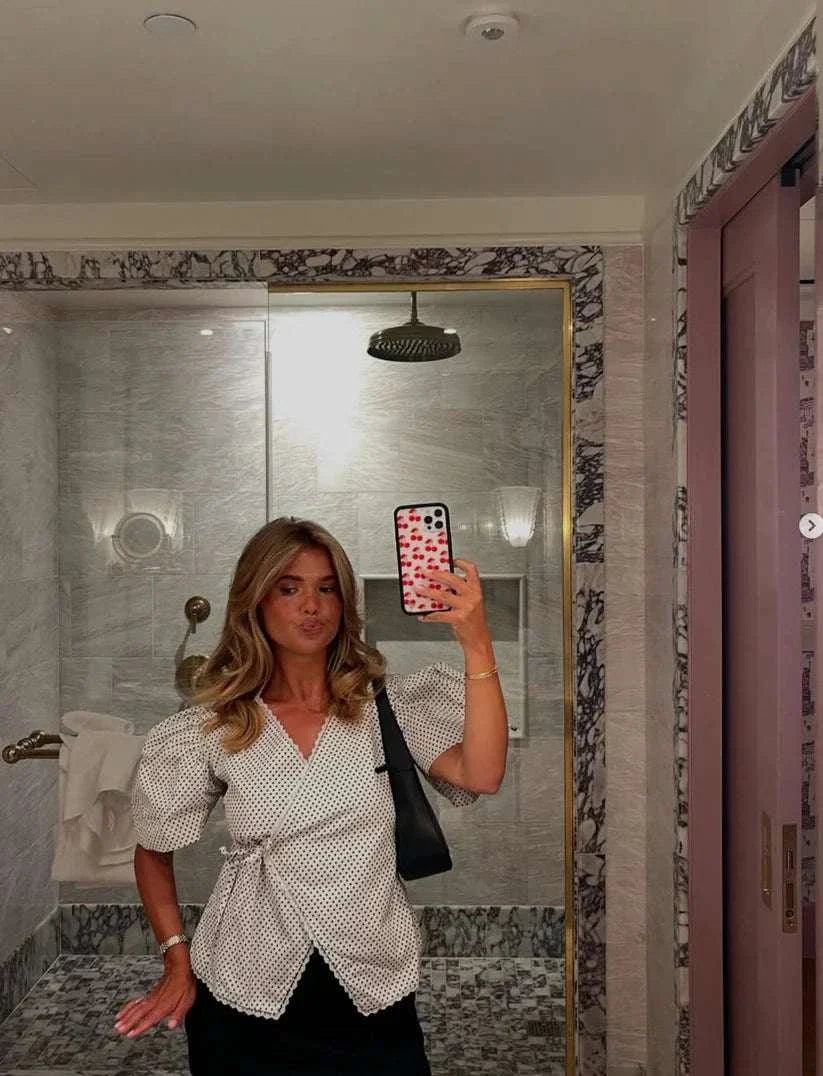 In Your Twenties The Minnie Top Polka Dot