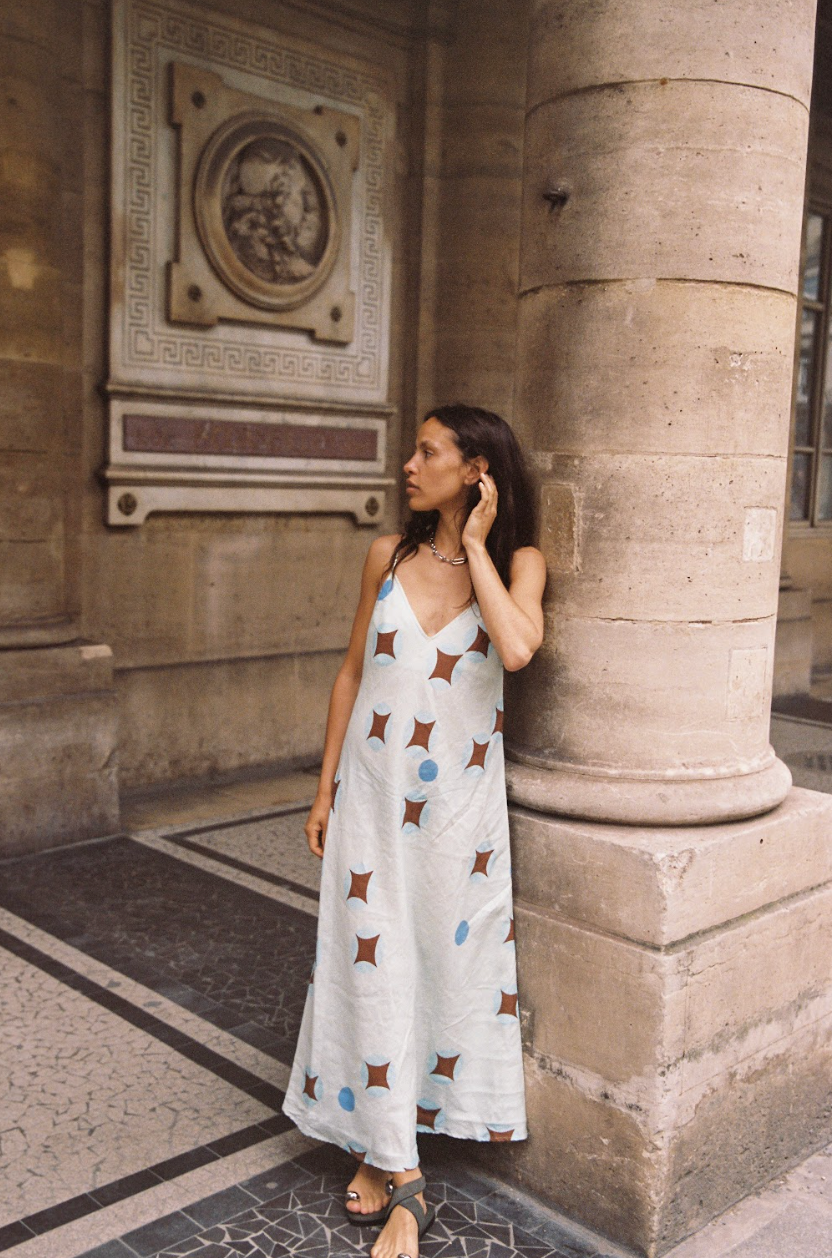 Kinga Csilla Aquarius Daje Slip Dress