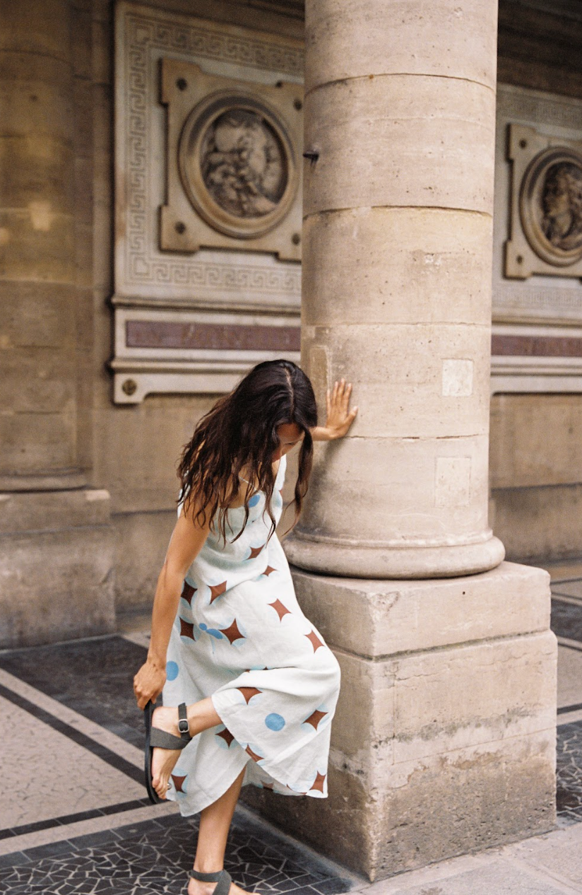 Kinga Csilla Aquarius Daje Slip Dress