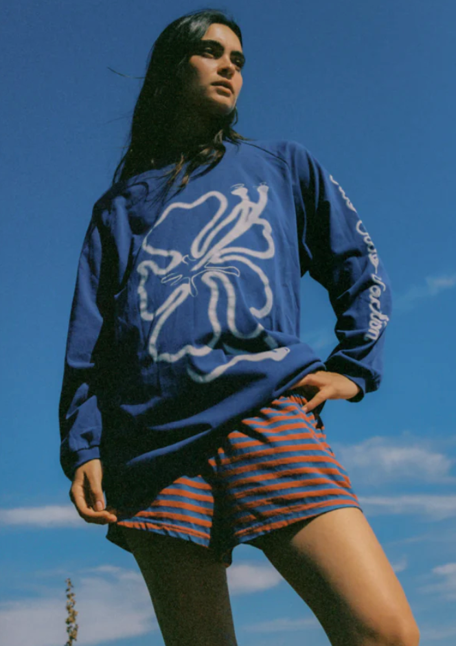 Ciao Ciao Vacation Cloud Hibiscus Haven Ls Tee