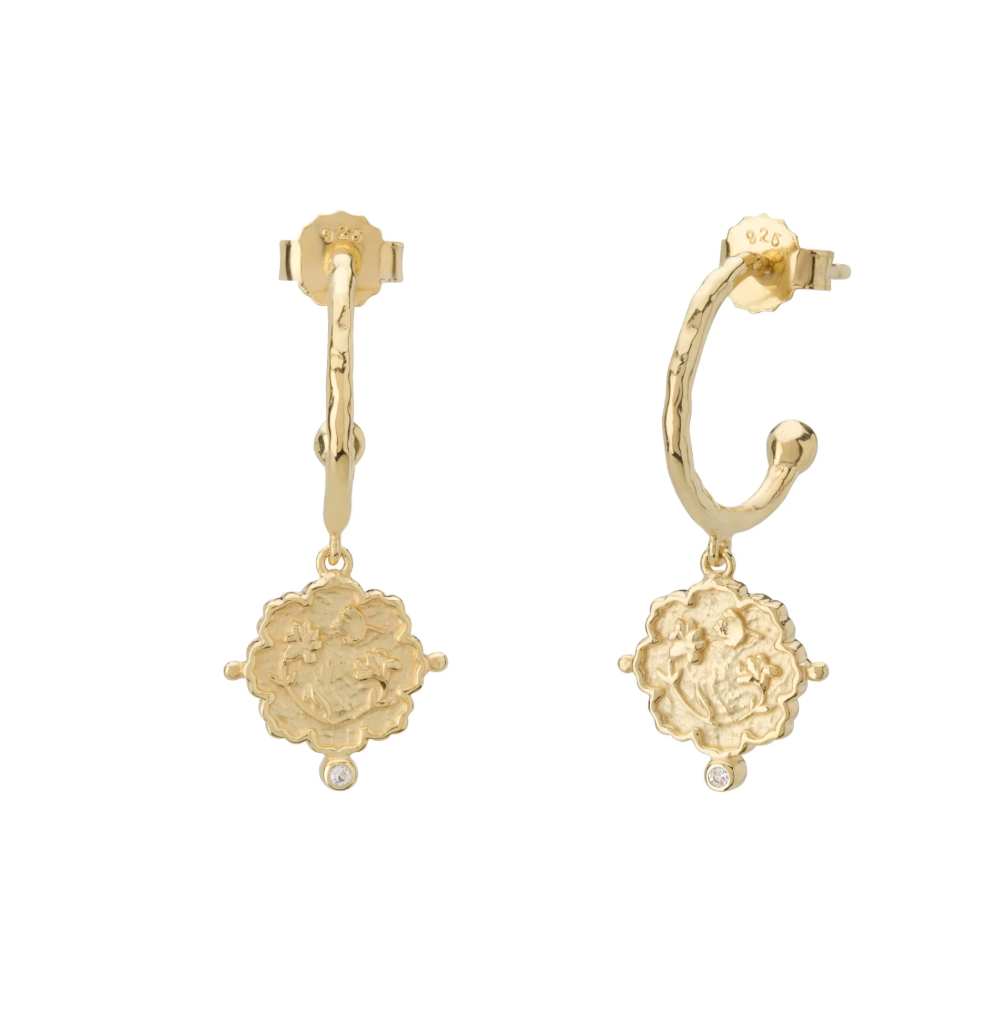 Murkani Loved Always Hoop Earring Gold Plated