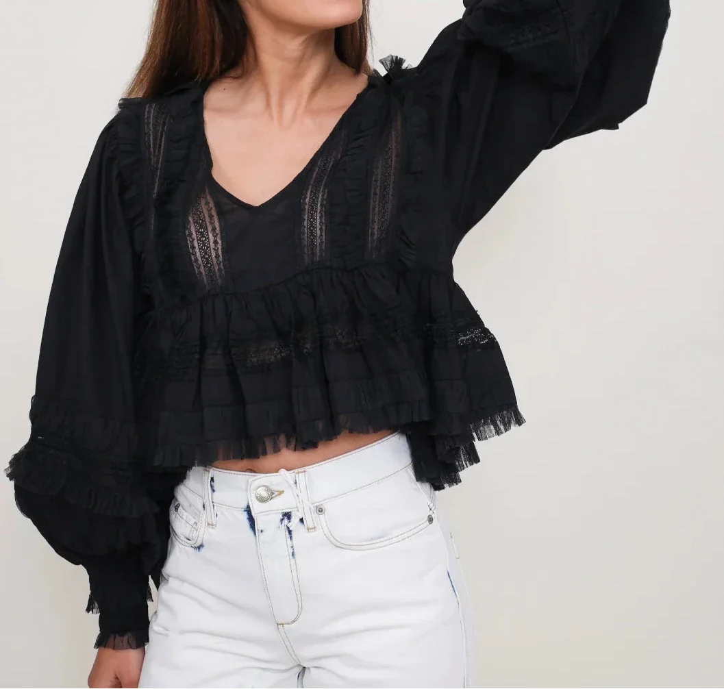 Mes Demoiselles Melody Blouse Black