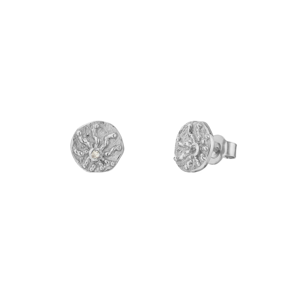 Murkani Of the Sea Small Stud Earrings Silver