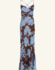 Shona Joy Lace Back Maxi Dress Arcadian Floral