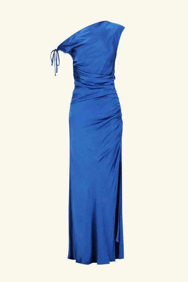 Shona Joy Tatum Gathered Maxi Dress Ultramarine