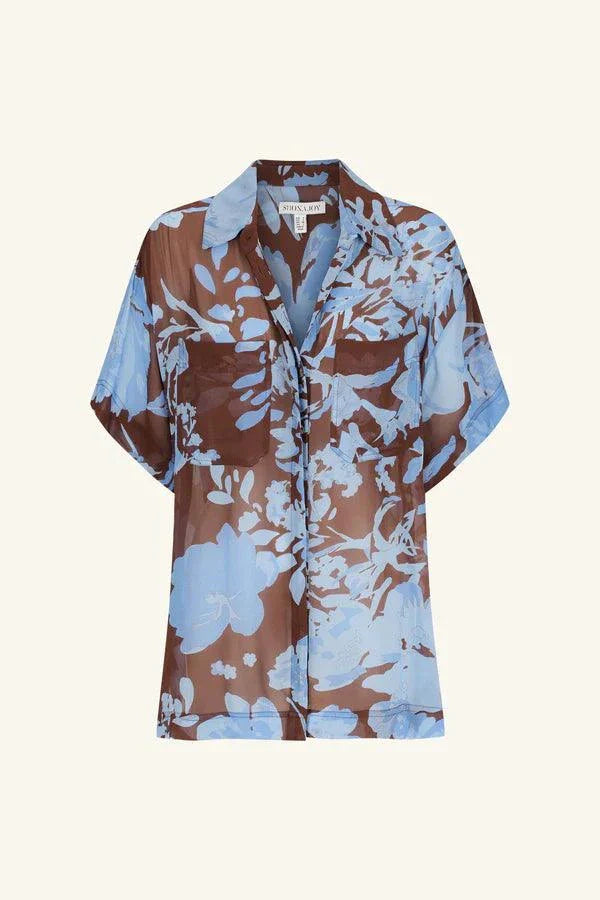 Shona Joy Olson Short Sleeve Shirt Arcadian Floral