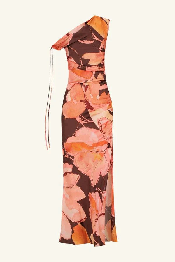 Shona Joy Emerson Gathered Maxi Dress Palermo Floral