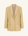 Shona Joy Wellington Double Layer Blazer Almond