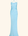 Shona Joy La Lune Lace Back Maxi Dress Iceberg Blue