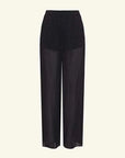 Shona Joy Irving Polka Dot Sheer Pant Black