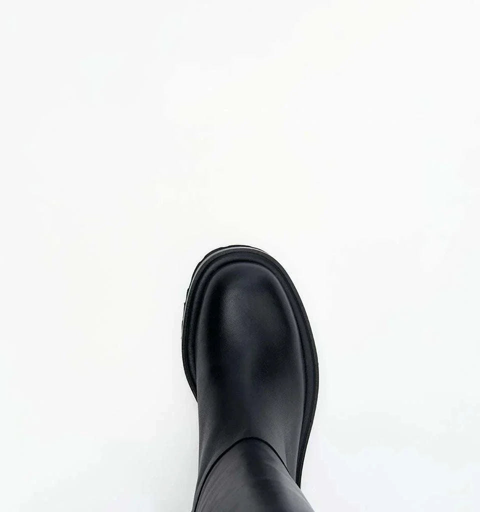 Alias Mae Silvie Knee High Boot Black Leather
