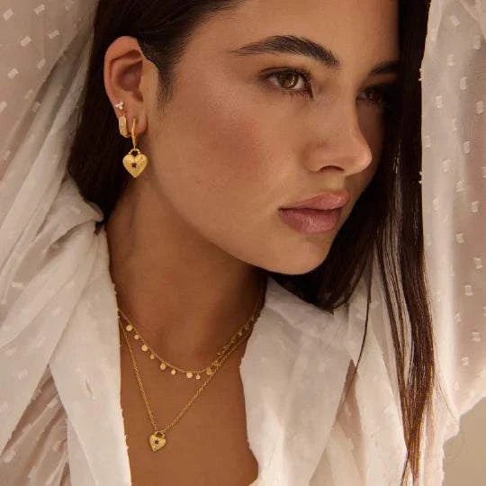 Murkani Love You Small Heart Necklace Gold