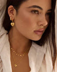 Murkani Love You Small Heart Necklace Gold