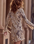 Spell Snow Leopard Bia Mini Dress Animal