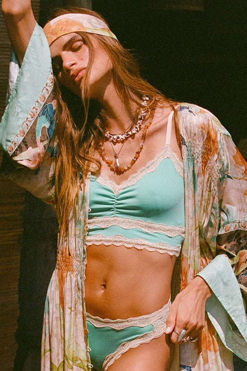 Spell Amour Lace Bralette Seafom