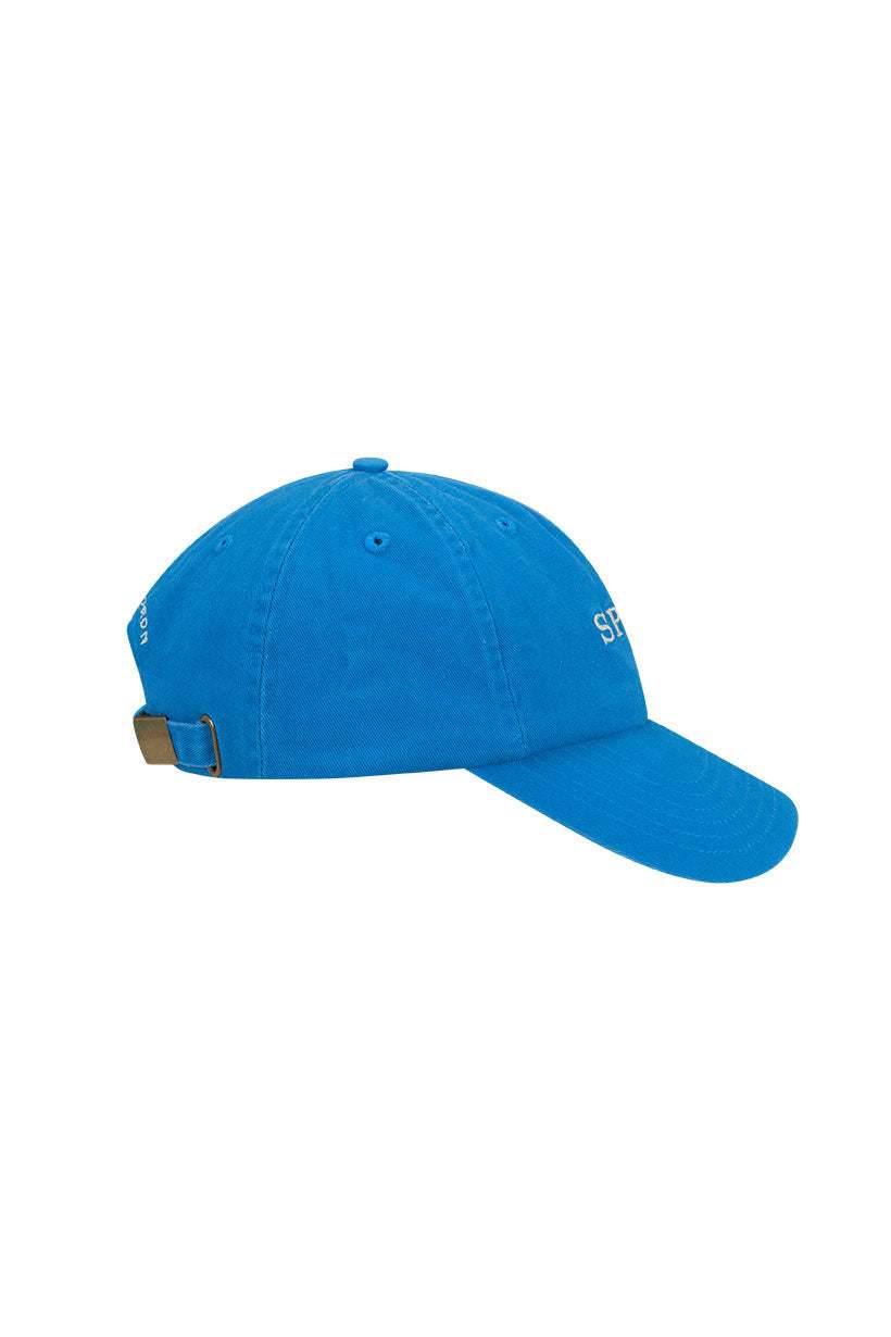 Spell Embroidered Cap Sea Blue