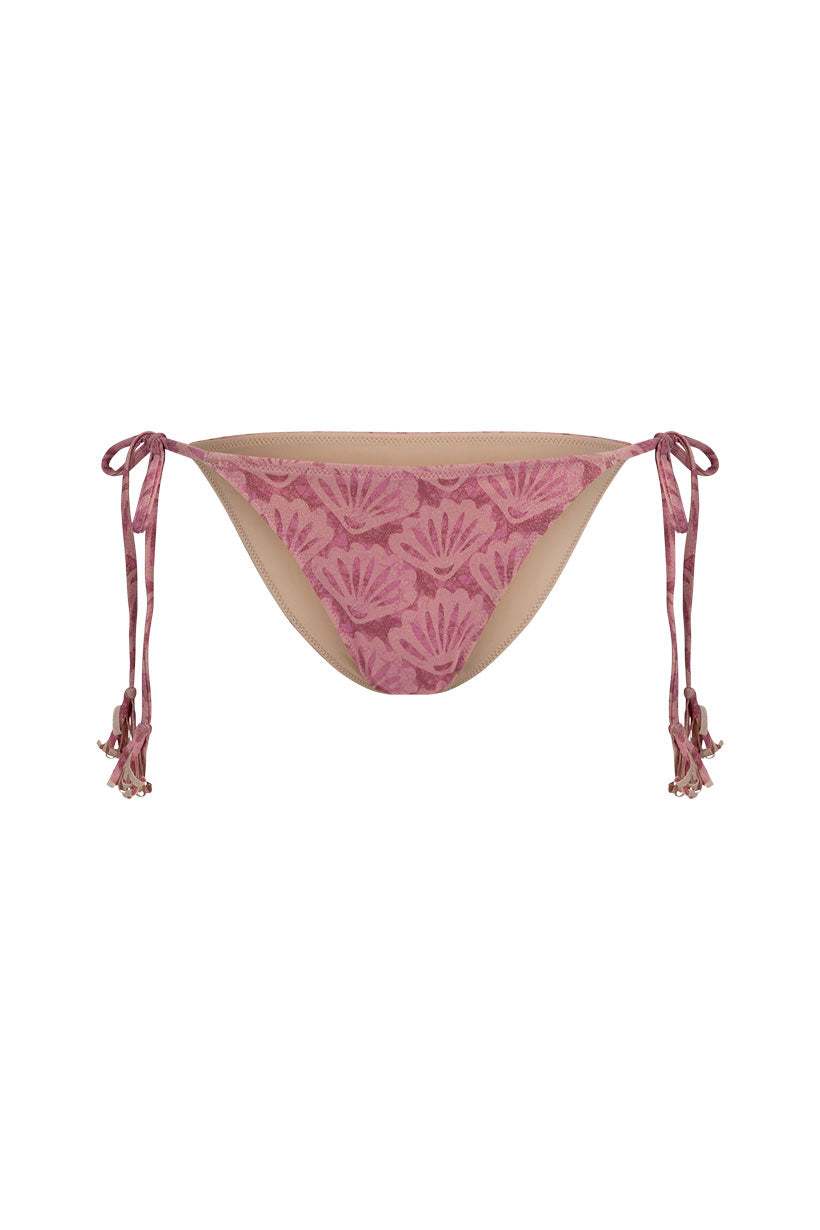 Spell Goldie Shimmer Tie Side Pant Desert Rose