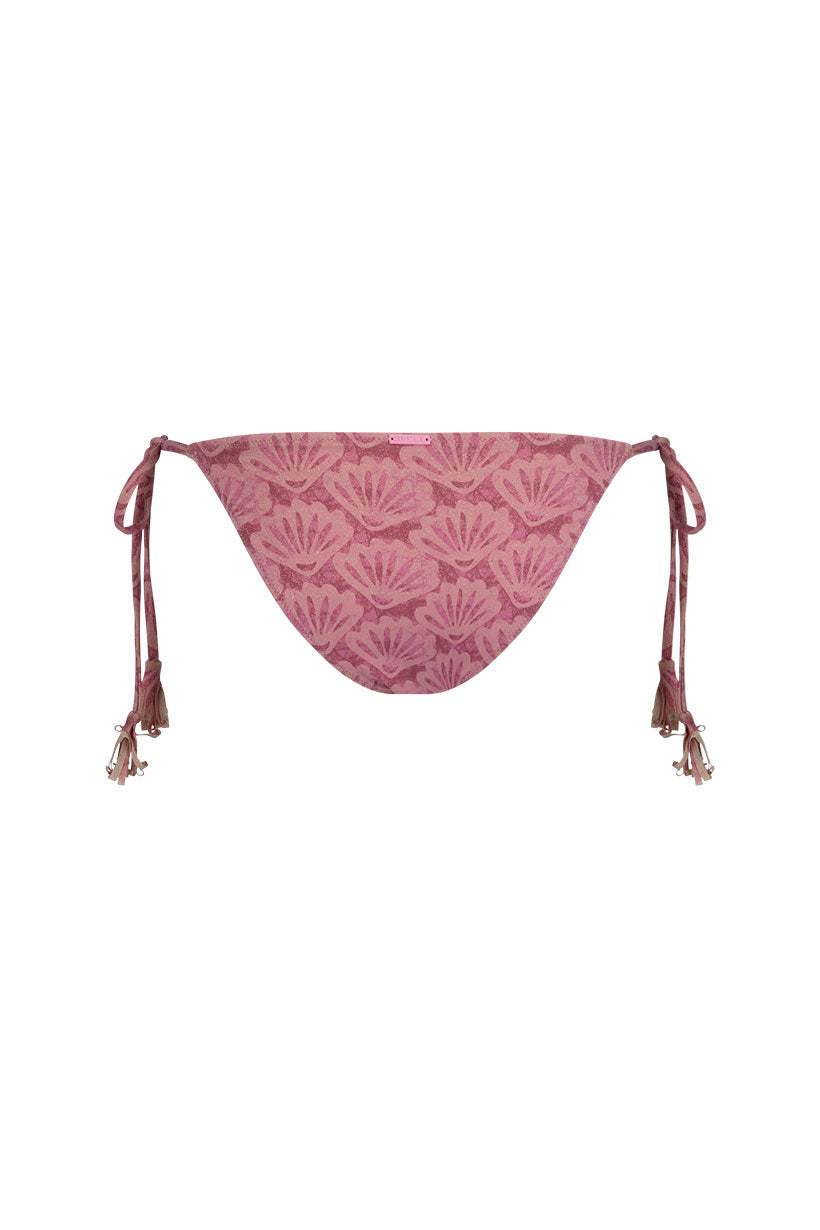 Spell Goldie Shimmer Tie Side Pant Desert Rose