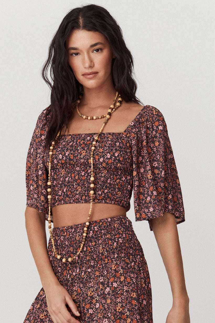 Spell Love Jetty Shirred Top Balmy Nights