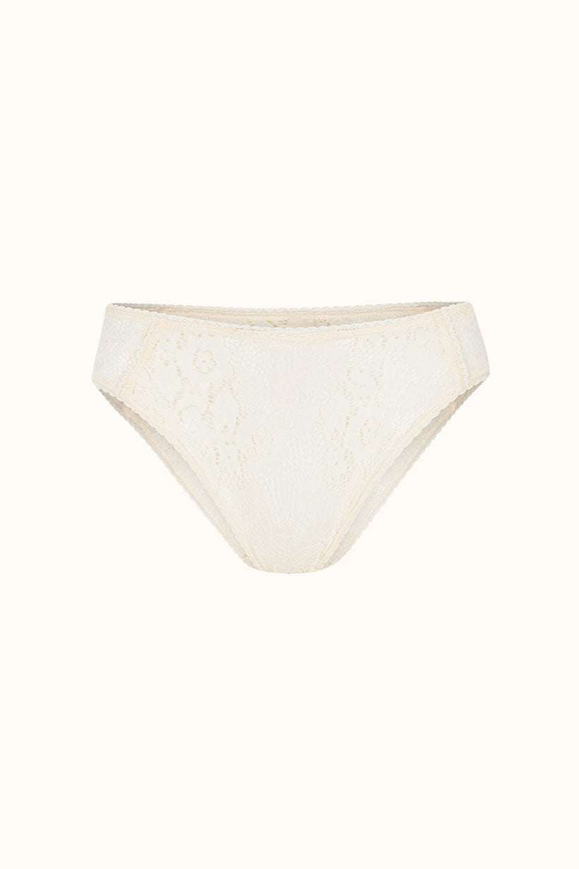 Spell Lux Lisbon Lace Brief Vintage Cream