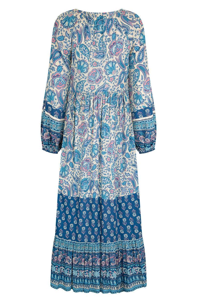 Spell Marmont Gown Lapis