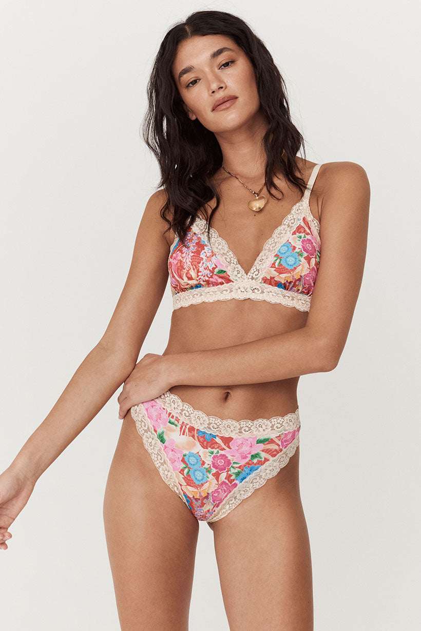 Spell Painters Garden Lace Brief Crimson